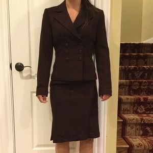 Purple Skirt Suit Set Tahari